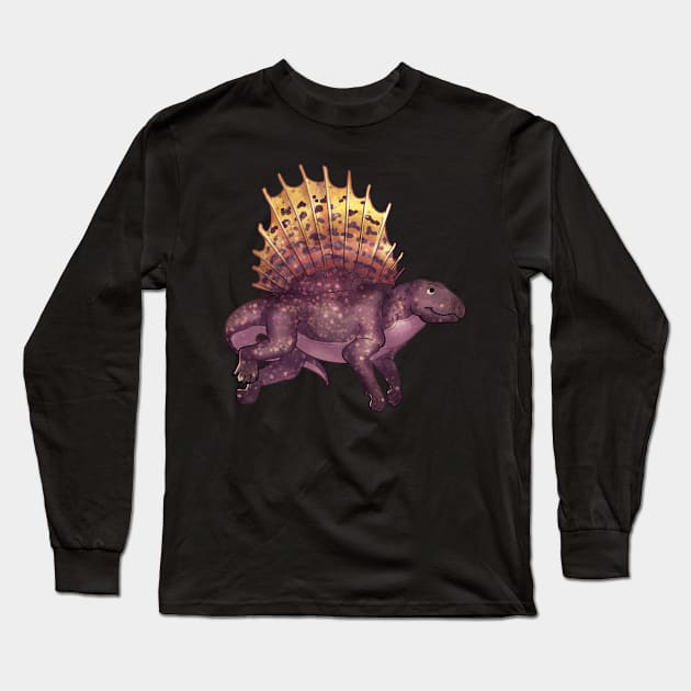 Cozy Dimetrodon Long Sleeve T-Shirt by Phoenix Baldwin